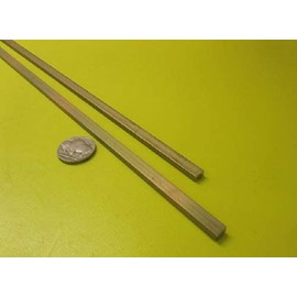 360 Brass Flat Bar .125" Thick x .250" Width x 6 Foot Length 2 Pieces