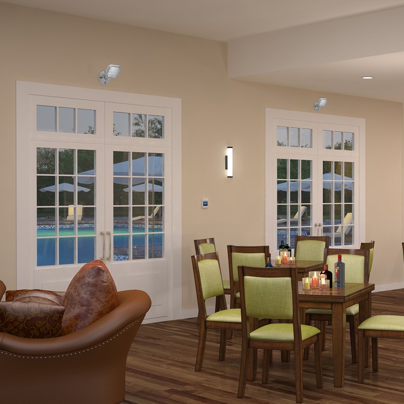 Lithonia Lighting Weatherproof LED Emergency Light Remote Head, One Single