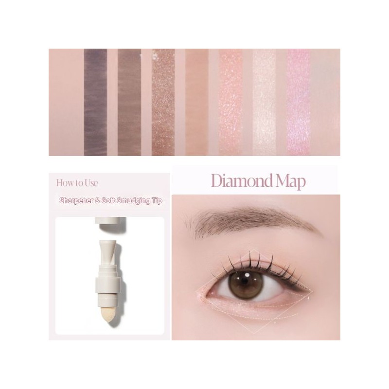 ESPOIR Eye Opening Pencil 0.3g, Color:02 Taupe Brown