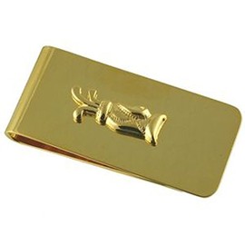 Select Gifts Golf Money Clip Gold Pouch