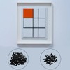 100 Pieces Metal Picture Frames Turn Button Fasteners with 100