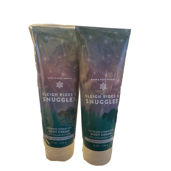 Sleigh Rides & SnugglesBUNDLE of 2 Bath & Body Works Sleigh Rides & Snuggles Body Cream