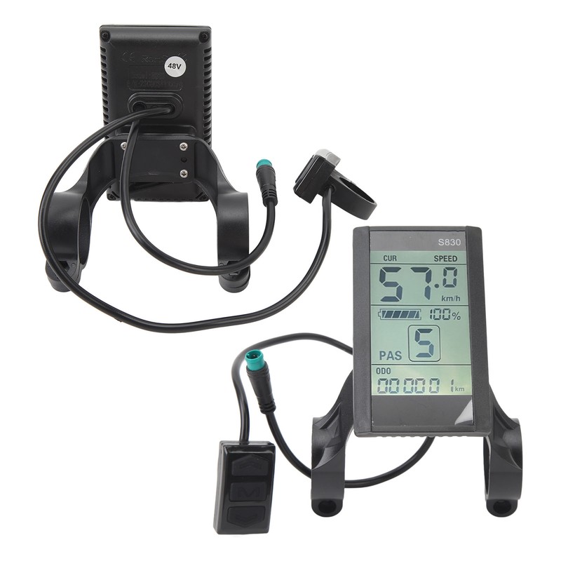 Electric Bike LCD Display Panel 24V 36V 48V LCD S830