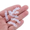 MSDUSA 100 Pack LED Strip Light Mounting Brackets LED Strip