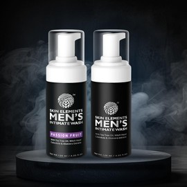 Skin Elements Men's Intimate Wash Combo - Pack of 2 | Tea Tree Oil (Classic)+Passion Fruit | Prevents Itching, Irritation & Bad Odor | (240 ml)
