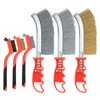 6 Pieces Wire Brush Set, Stainless Steel Carbon Brass Nylon