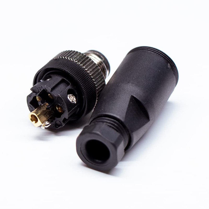 Elecbee Pack of 2 M12 5-Pin Aviation Plug, A Code
