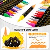 Art+soul Acrylic Pens 48/72 Colors, Pack of 24/36 Dual-Tip Acrylic