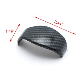 Xotic Tech Gear Shift Knob Lever Cover Trim Carbon Fiber Pattern, Compatible with Honda Civic 10th Gen (Automatic Only)