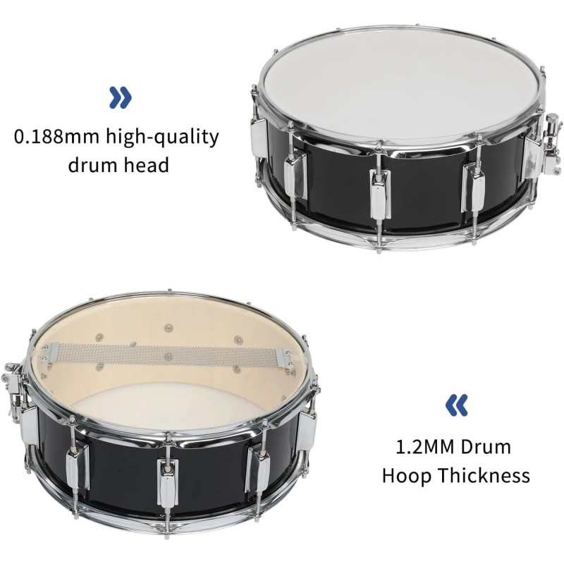 unbranded 14 x 5.5 inches Snare Drum Set, Marching Snare