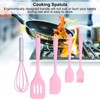 Cooking Spatula Set Silicone Baking Scraper Heat Resistant Egg Beater