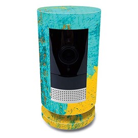 MightySkins Skin for Ring Stick Up Cam Battery - Acrylic Blue | Protective, Durable, and Unique Vinyl Decal wrap Cover | Easy to Apply, Remove, and Change Styles | Made in The USA