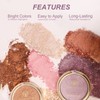 YOUNG VISION Baked Highlighter Powder Palette, Sheer Pearl Shimmer Shades