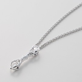 Butsudanya Takita Shoten Five Pestle Pendant (Silver 925), Gift Box (Top Length 1.3 x Width 0.2 inches (32 mm) x Width 0.2 inches (6 mm); Buddhist Articles Used in Esoteric Buddhism, Buddhist Tools,