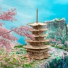 Tsukurun Desu® Robotime TGN02 Gojuno Tower 3D Wooden Puzzle (Japanese