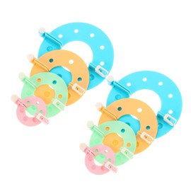 SEWACC 1set Pompom Maker Kit Weaving Tools for Crafts Includes Multiple for Versatile Use and Reusable Pom Maker for Knitting and Crafting
