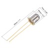PATIKIL 5mm Photodiode, 10 Pack Photo Transistors Photodiodes Light Sensitive
