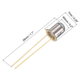 PATIKIL 5mm Photodiode, 10 Pack Photo Transistors Photodiodes Light Sensitive Diode Sensors Round Lens for Electronic Project