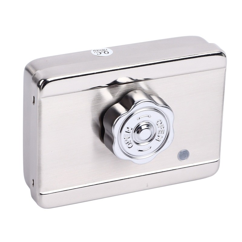 Electronic Door Lock Adjustable Delay 12V Power Off Unlocking Electromagnetic