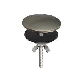 2 Inch Kitchen Sink Hole Cover, Stainless Steel Kitchen Sink Hole Cover, Kitchen Sink Tap Hole Plate Stopper Cover Blanking Metal Plug (Gunmetal Gray)