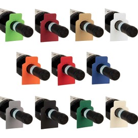 120 PresentFill Premium Bottle Tags Diamond White - Sturdy Bottle Labels Made from 100% Recycled Kraft Paper on E-Wave Cardboard for Labelling and Labelling Bottles