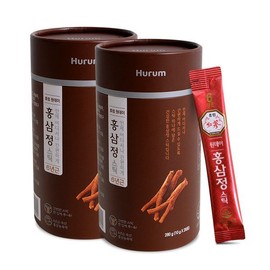 Hurum One Day Red Ginseng Extract Stick (10gx28 packs) x 2 sets / 휴럼 원데이 홍삼정스틱(10gx28포) x 2세트