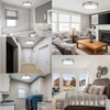 DYMOND LED Ceiling Light Fixture Flush Mount 4000K Natural Daylight