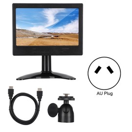 7in 1024x600 Resolution 16:9 Multifunction Display Monitor for HDMI / VGA / AV Input with Stand