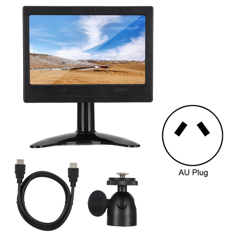 7in 1024x600 Resolution 16:9 Multifunction Display Monitor for HDMI /