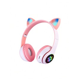 FKLBBLPM Cat Ears wear Bluetooth Headphones
