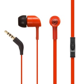 Wicked Audio WI1452 Havok Headphones with Microphone, Cherry