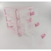 Lovely Pink Receiving Storage Cabinets Box With Multi-layers And Pink