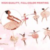 2pcs Ballet Dancer Banners, Pink Ballerina Party Decorations Ballet Girl