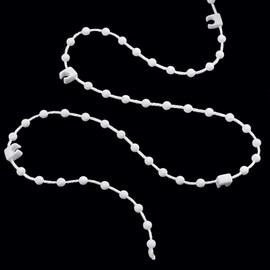 Pence & Moon Collective 20 Meter 200 Clips Vertical Blind Chain, Vertical Blinds Repair Parts for 3.5 Inch/ 89 mm Slats