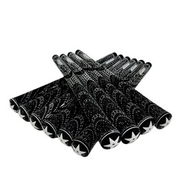 Elite Grips Corded Tour Stingray M58 Golf Grips, Set of 10, Backlined, Black