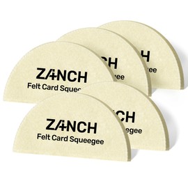 Zanch - Escobilla de goma de fieltro de lana para ventana, herramienta de lana suave para vinilo, escobilla de goma flexible retráctil para ventana, herramienta de enjugador para envolver el coche,