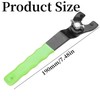 Grinder Wrench, Locknut Wrench, Adjustable Lock-Nut Pin Spanner Wrench, Universal