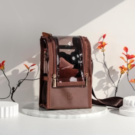 BS-MALL Professional Makeup Brush Set 28 Pcs With Travel Makeup Bag,Concealer Brush, Foundation Brush, Blush Brush, 4 Pcs Triangle Puff & makeup sponges for Flawless beauty on the Go