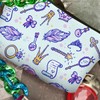 PREMYO Make-Up Pouch Cosmetic Bag Toiletry All Over Printed Design