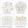 1 pcs 360 Degree Rotating Desk Organizer,Acrylic Pen Organizer with