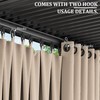 Kimunuk Gazebo Universal Replacement Privacy Curtain,12'X12' Gazebo Outdoor Waterproof Curtains,