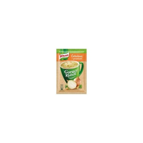 Knorr Goracy Kubek Cebulowa z Grzankami- Onion Soup - Instant 5 x 14 g -