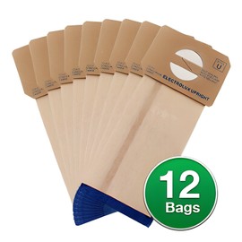 EnviroCare Electrolux Discover Upright and ProteamVacuum Bag Type  U bags  12 pack