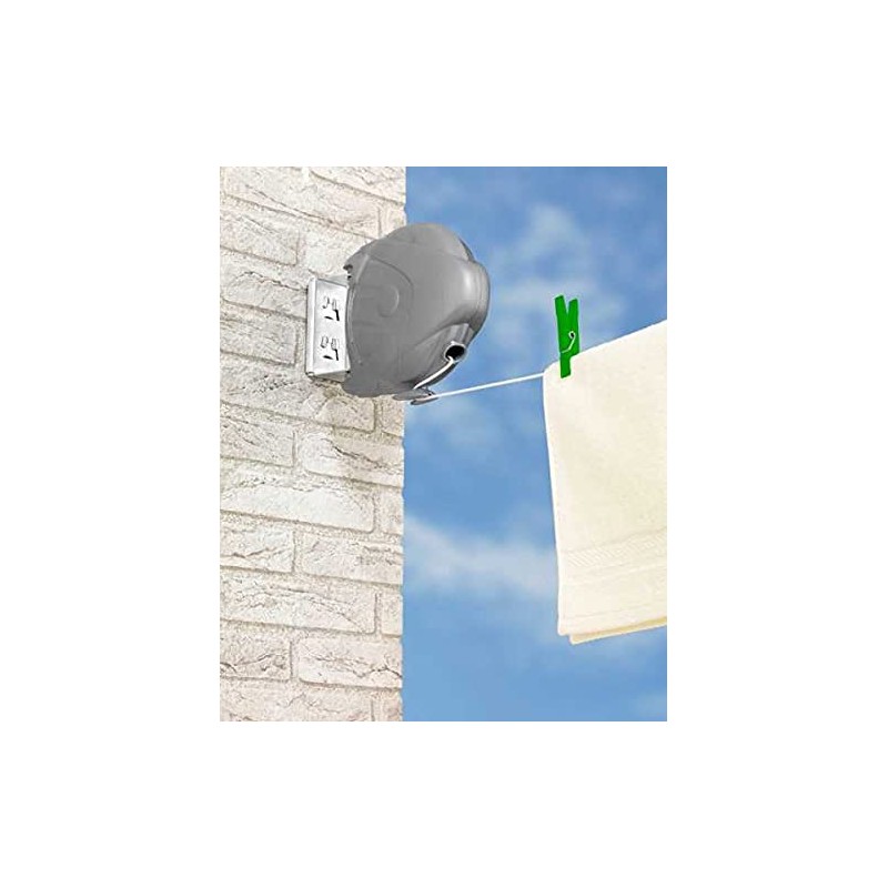 Wenko 3726400100 Washing line Jumbo 15 m drying length, retraction