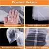 3Pcs Large Plastic Bags, 90 * 120cm Large Clear Plastic