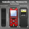 OIUBJDA Medidor de Distancia de Alta precisión,Telemetro compactas de medición,Flexometro