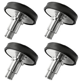 FUZIDDN 4-Pack 35mm Shaft Screw Up Car Lift Feet Pads for 2 Post Car Lift
