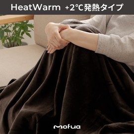 mofua Premium Microfiber Blanket, HeatWarm, Heat-generating, +35.6°F (+2℃) type
