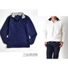 ARONA Fleece Men's Cut Saw Sweatshirt Warm Brushed Back Half