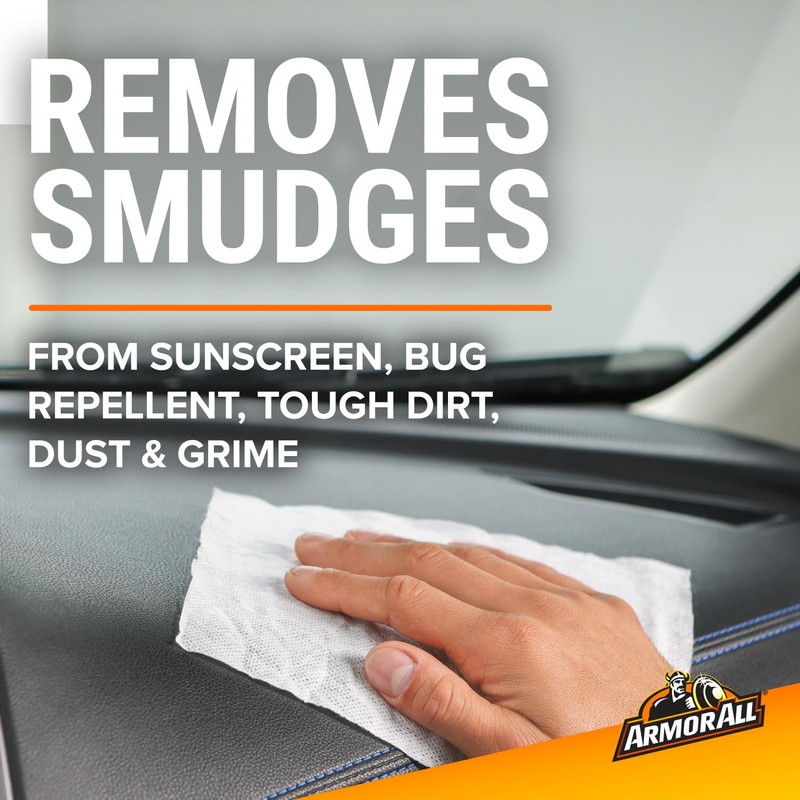 Armor All Car Cleaning Wipes , Wipes for Car Interior